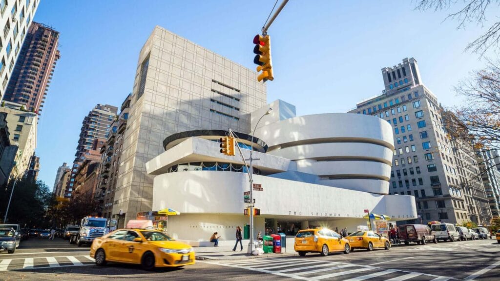 Salah satu penempatan ruang kosong dalam bangunan Museum Seni Modern di New York