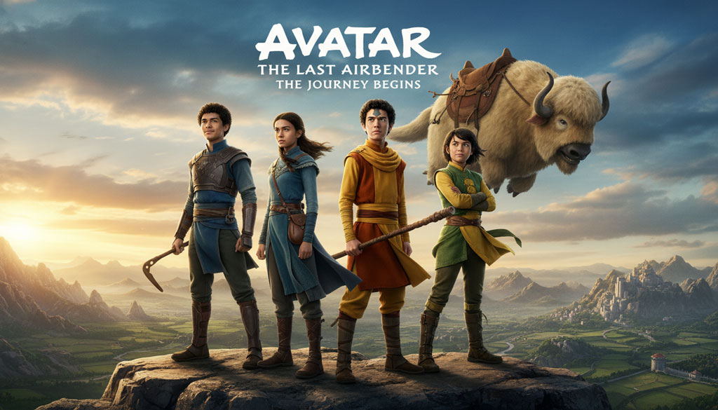 Illustrasi Poster Avatar, The Last Airblender