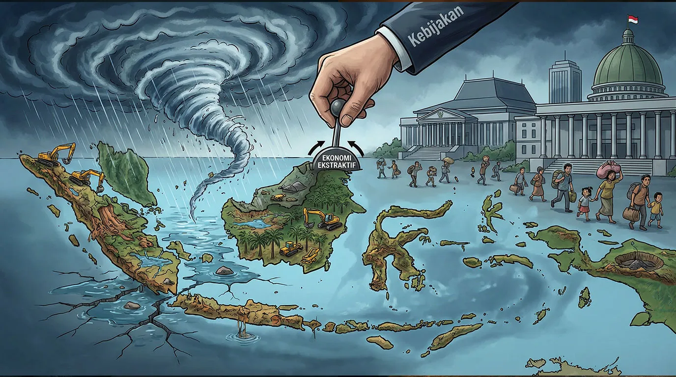 Mengungkap Bencana di Balik Bencana Alam, Refleksi Akhir Tahun 2025 Ruang Kosong Featured Image