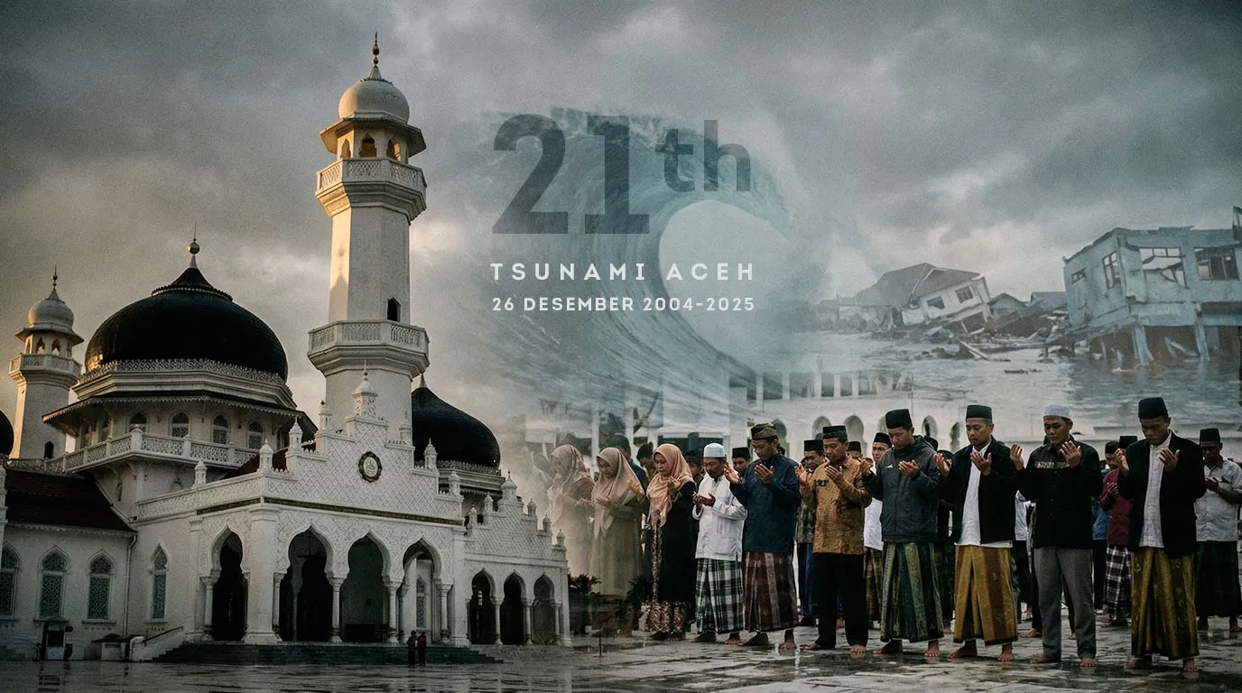 Peringatan 21 Tahun Tsunami Aceh 2025. Refleksi, Doa, dan Solidaritas di Tengah Bencana Baru Ruang Kosong Featured Image