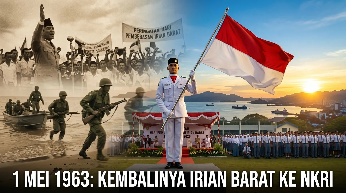1 Mei 2026, Mengenang Perjuangan Trikora, Saat Irian Barat Kembali ke Pangkuan Ibu Pertiwi