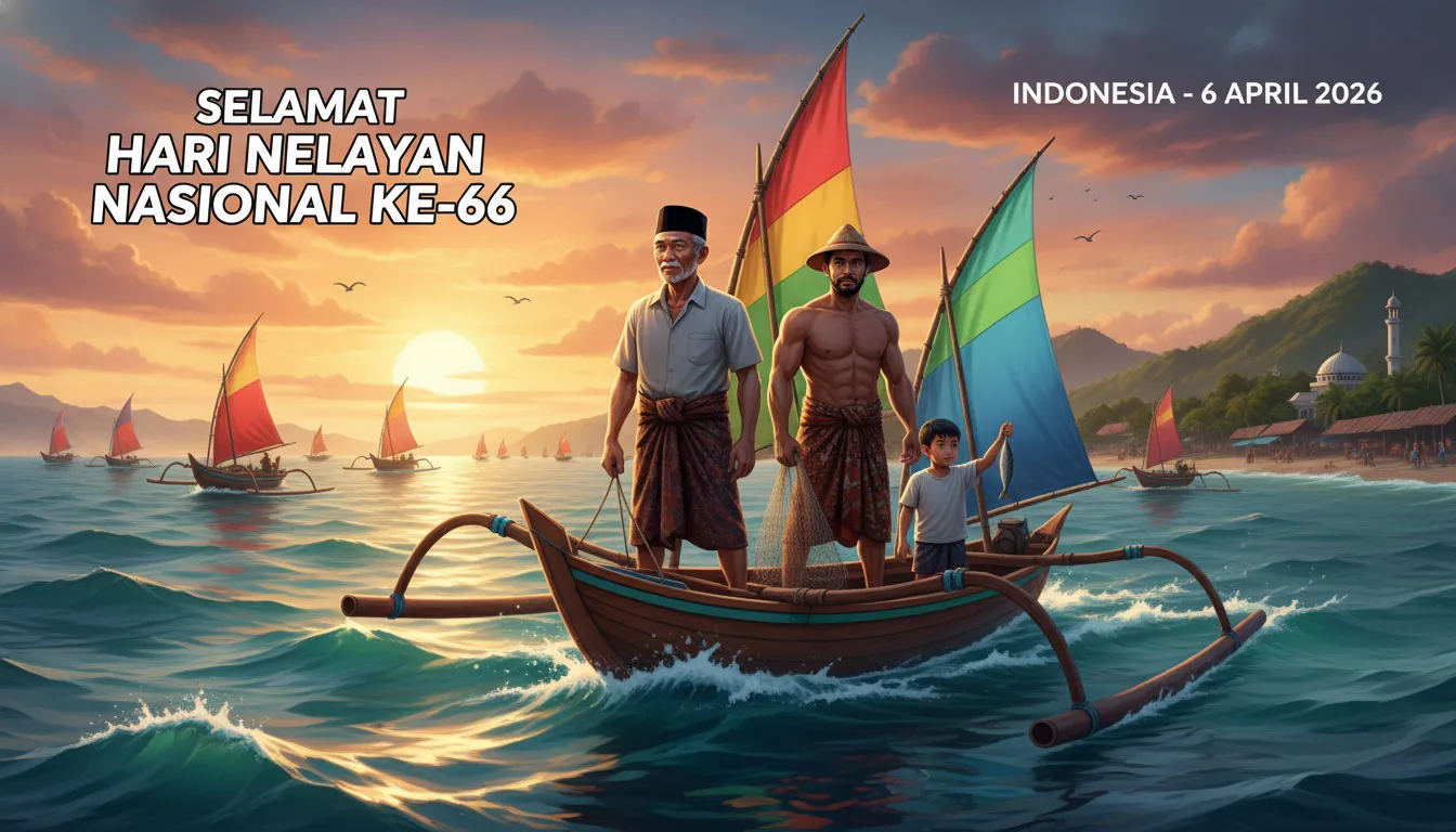 6 April 2026, Merayakan 66 Tahun Dedikasi Nelayan, Garda Terdepan Ketahanan Pangan Laut Indonesia