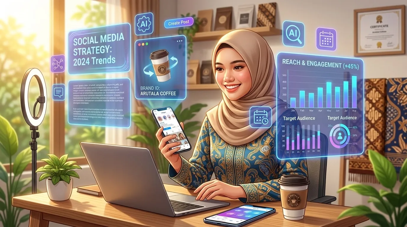 AI Generatif untuk UMKM, Cara Mudah Buat Konten, Desain, dan Strategi Pemasaran Tanpa Skill Coding