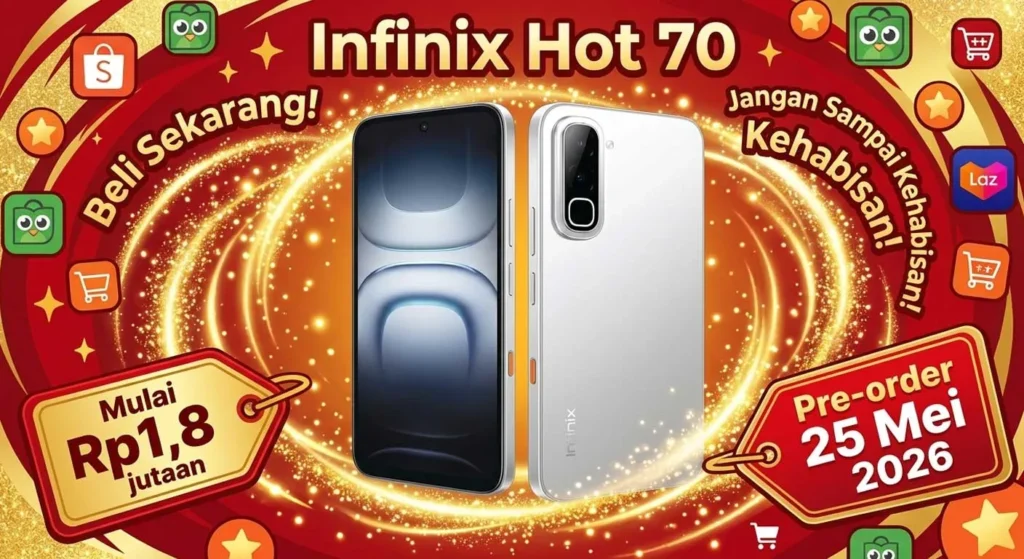 Harga Infinix Hot 70 di Indonesia