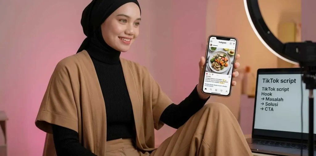 Caption Instagram & Skrip TikTok (Konten Media Sosial)