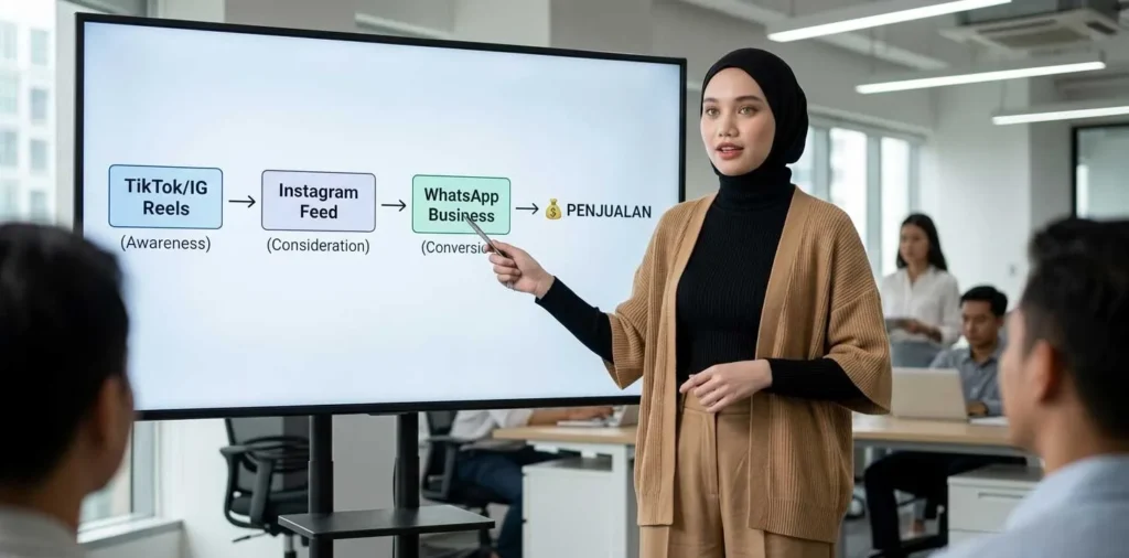 Integrasi 3 Platform Satu Strategi, Tiga Saluran