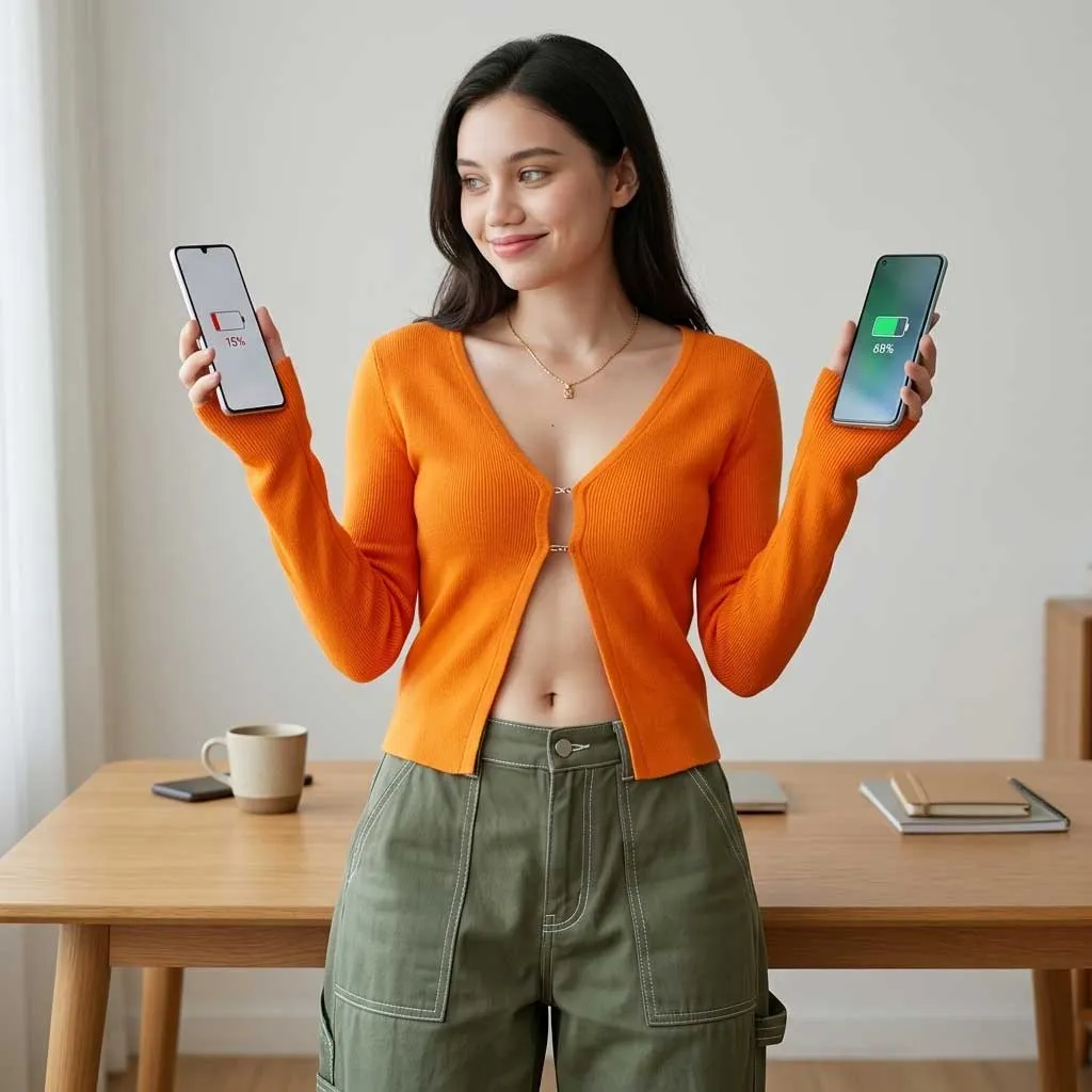 Perbandingan dengan Ponsel Biasa (5.000mAh vs 10.000mAh)